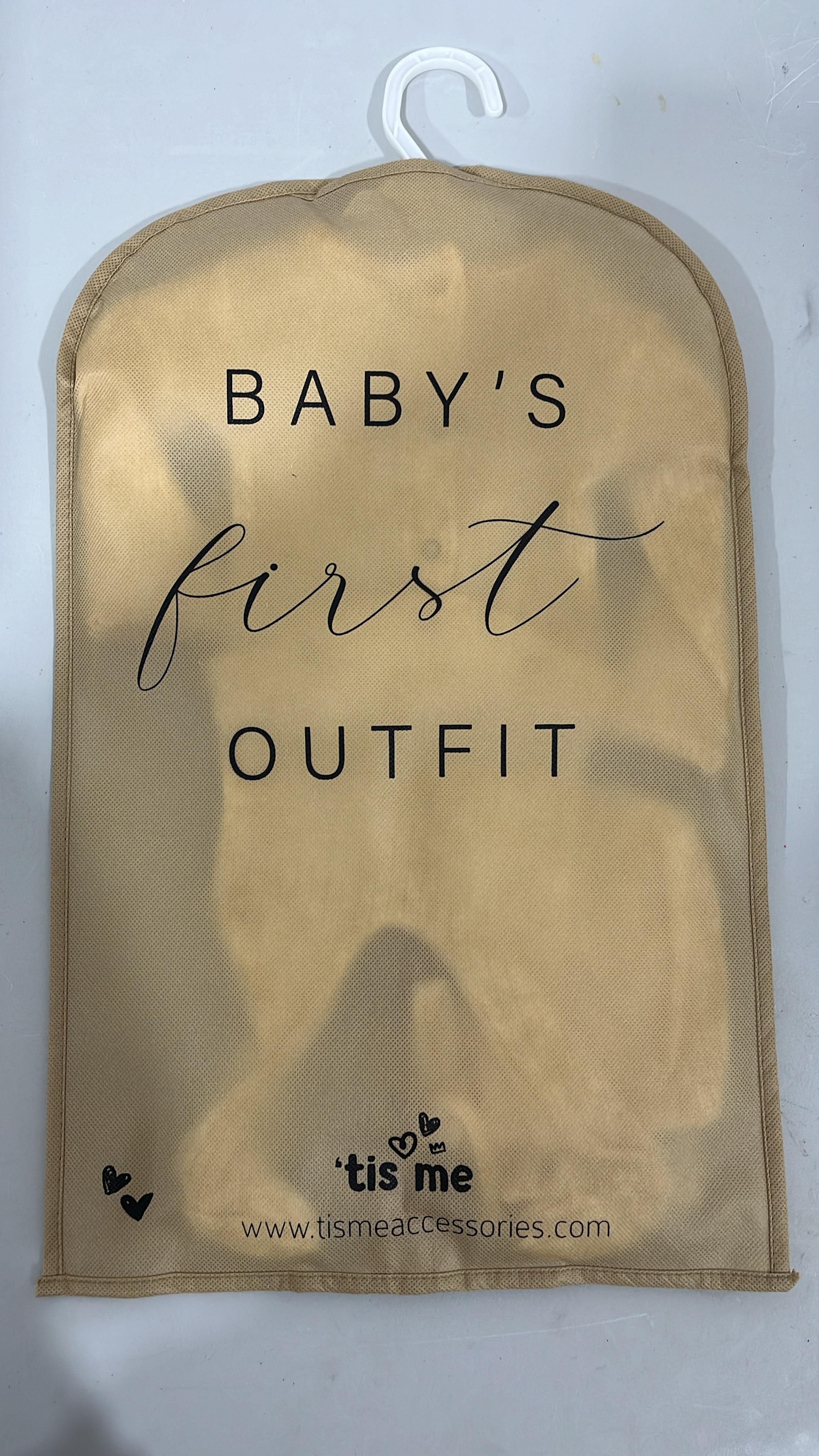 Mauve Baby's First Outfit Footie & Bonnet Set
