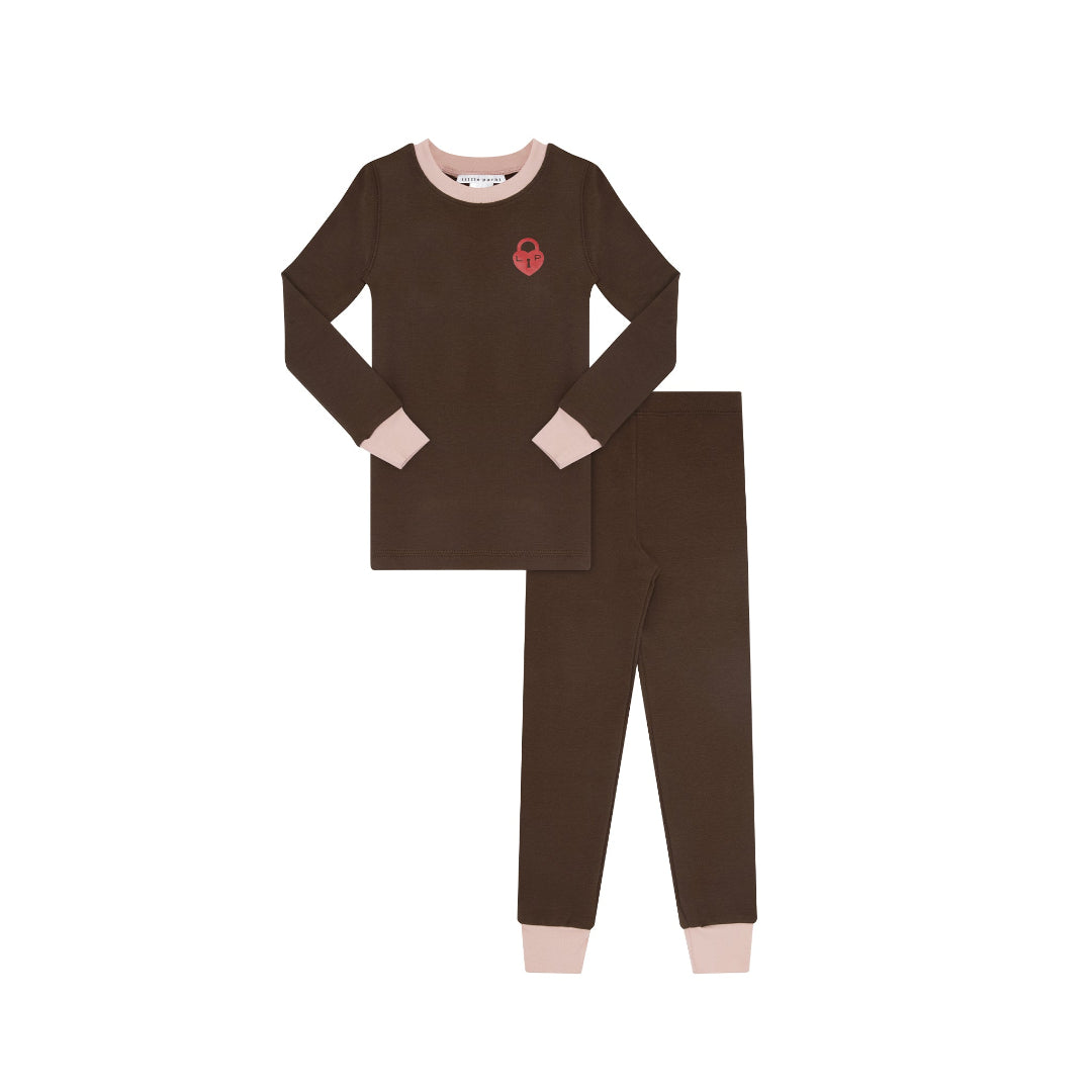 Brown/Pink Chestnut Locket Pajamas