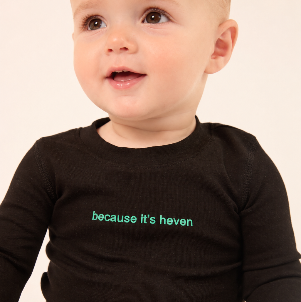 Black/Green Because its Heven Footie