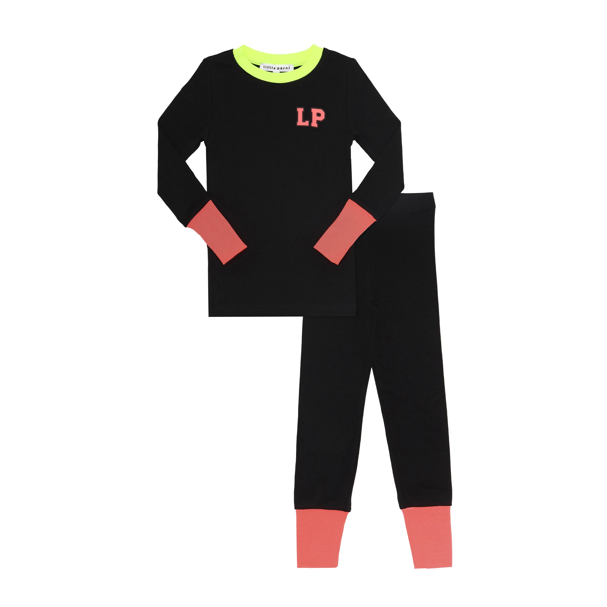 Black/Pink Neon LP Logo Pajamas