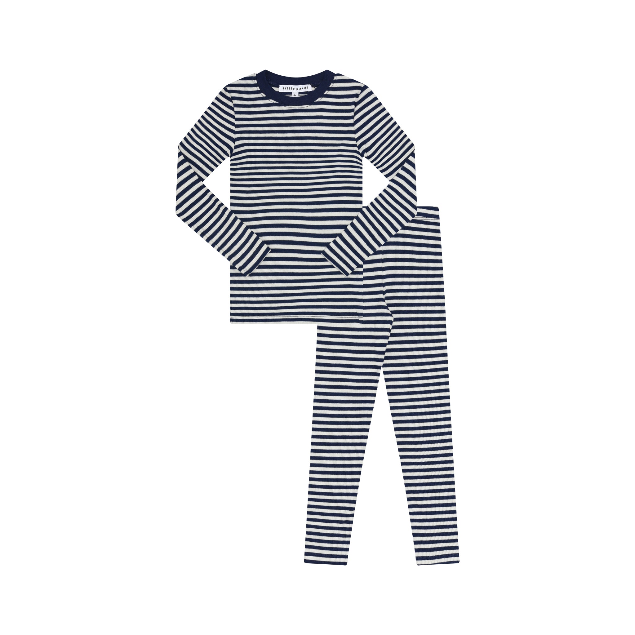 Blue / Ivory Striped Pajamas