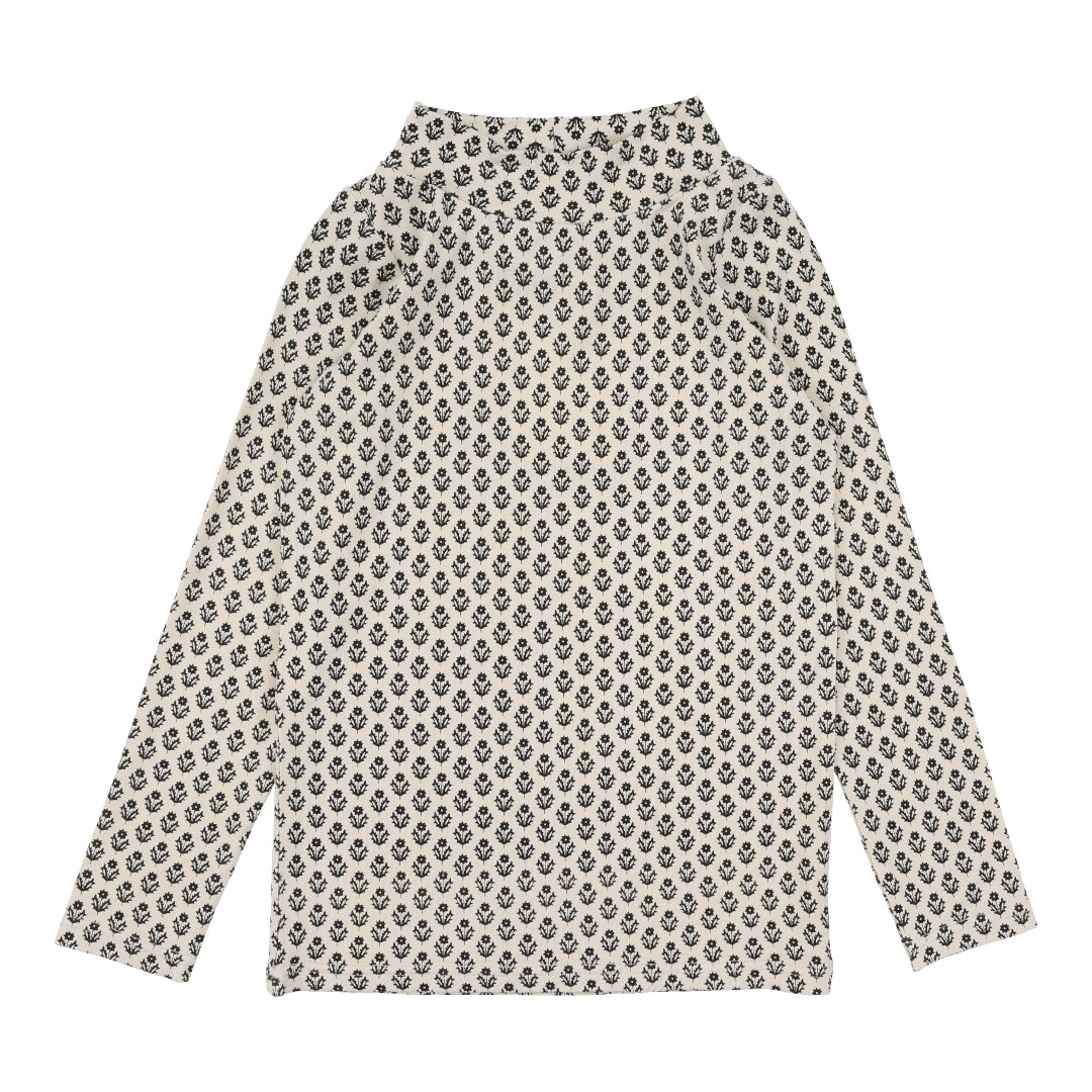 Ecru Multi Printed Mocknecks