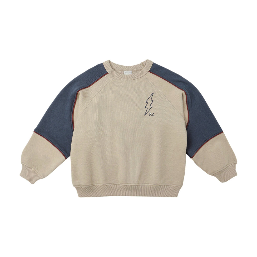 Stone Paneled Sweatshirt
