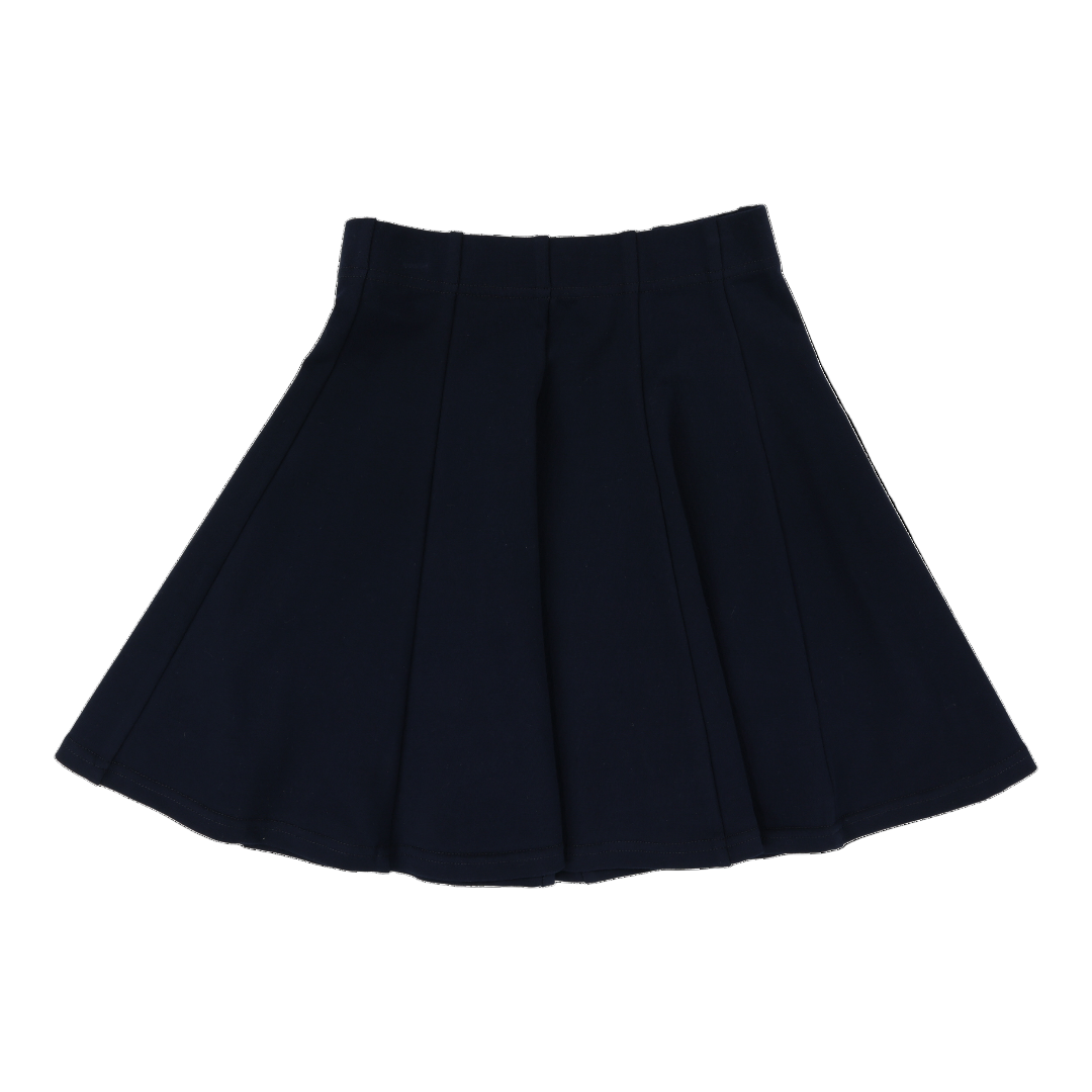 Navy Panel Skirt