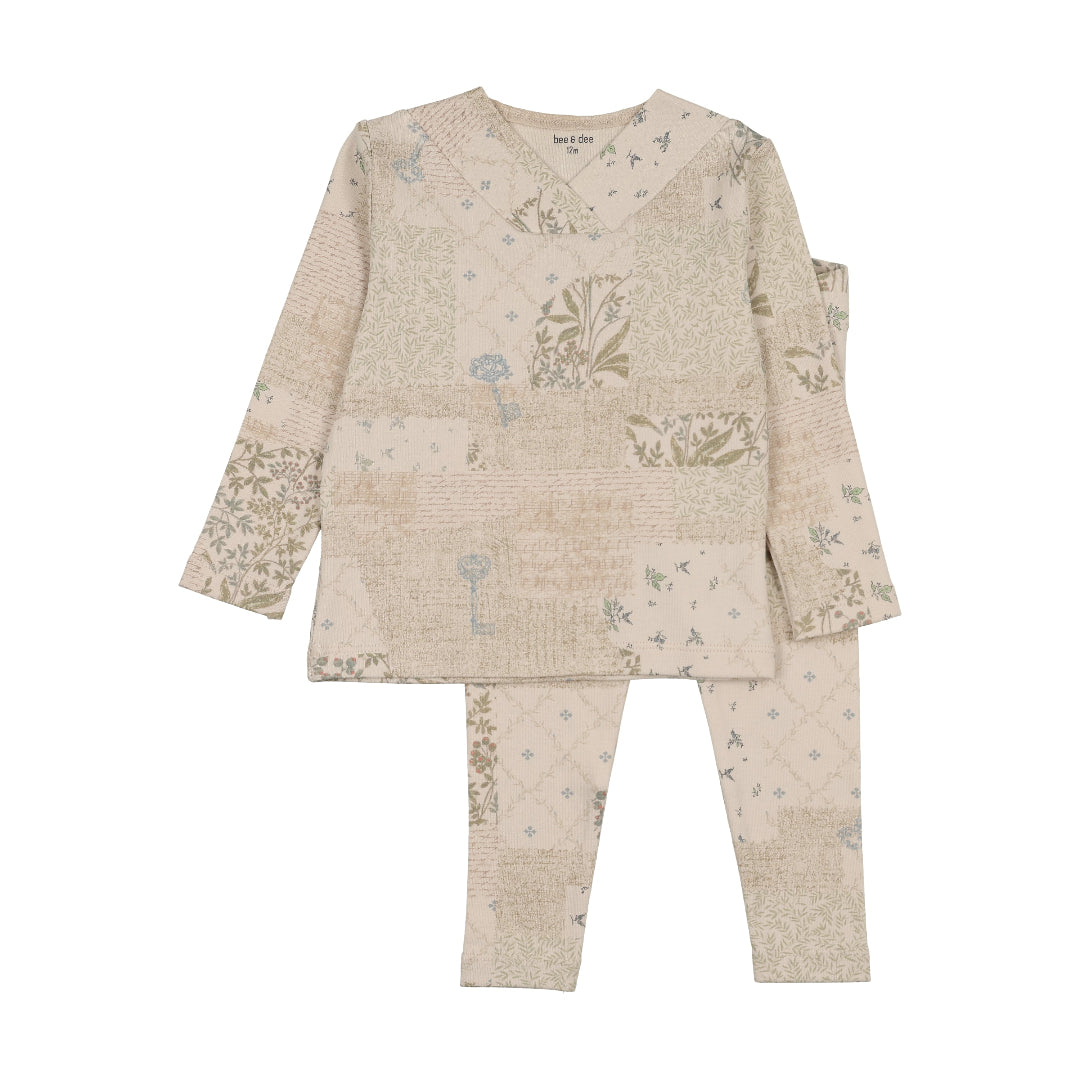 Boys Print Organic Papier Print Loungewear