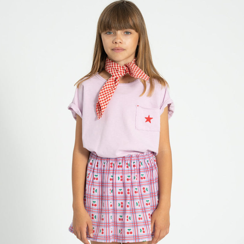 Lilac Tshirt w/ "A" Print