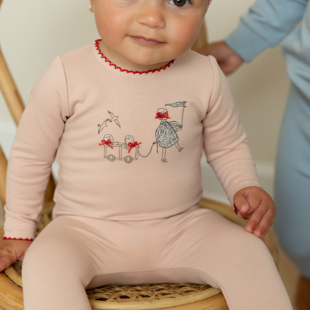 Petal Promenade Footie/Beanie