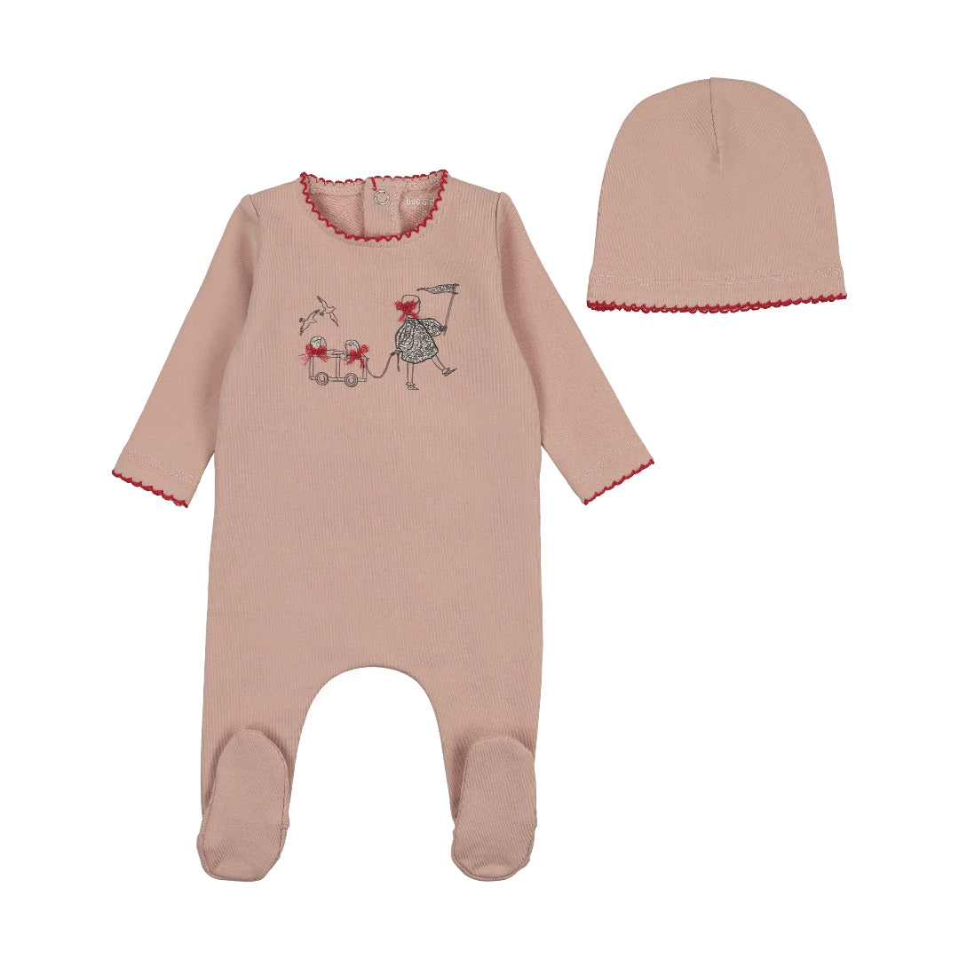 Petal Promenade Footie/Beanie