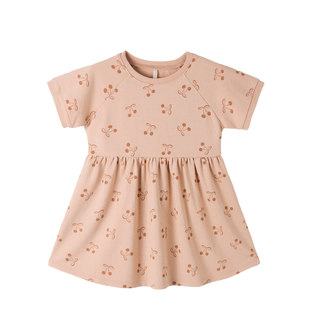 Cherry Bows Raglan Dress