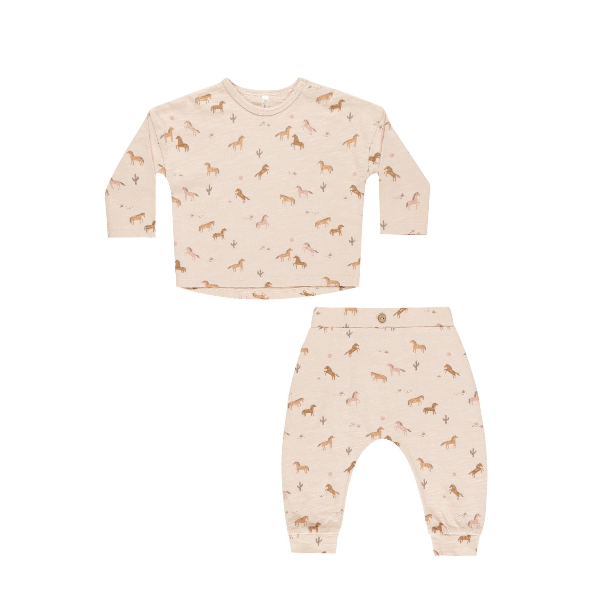 Horses Long Sleeve & Pant Set