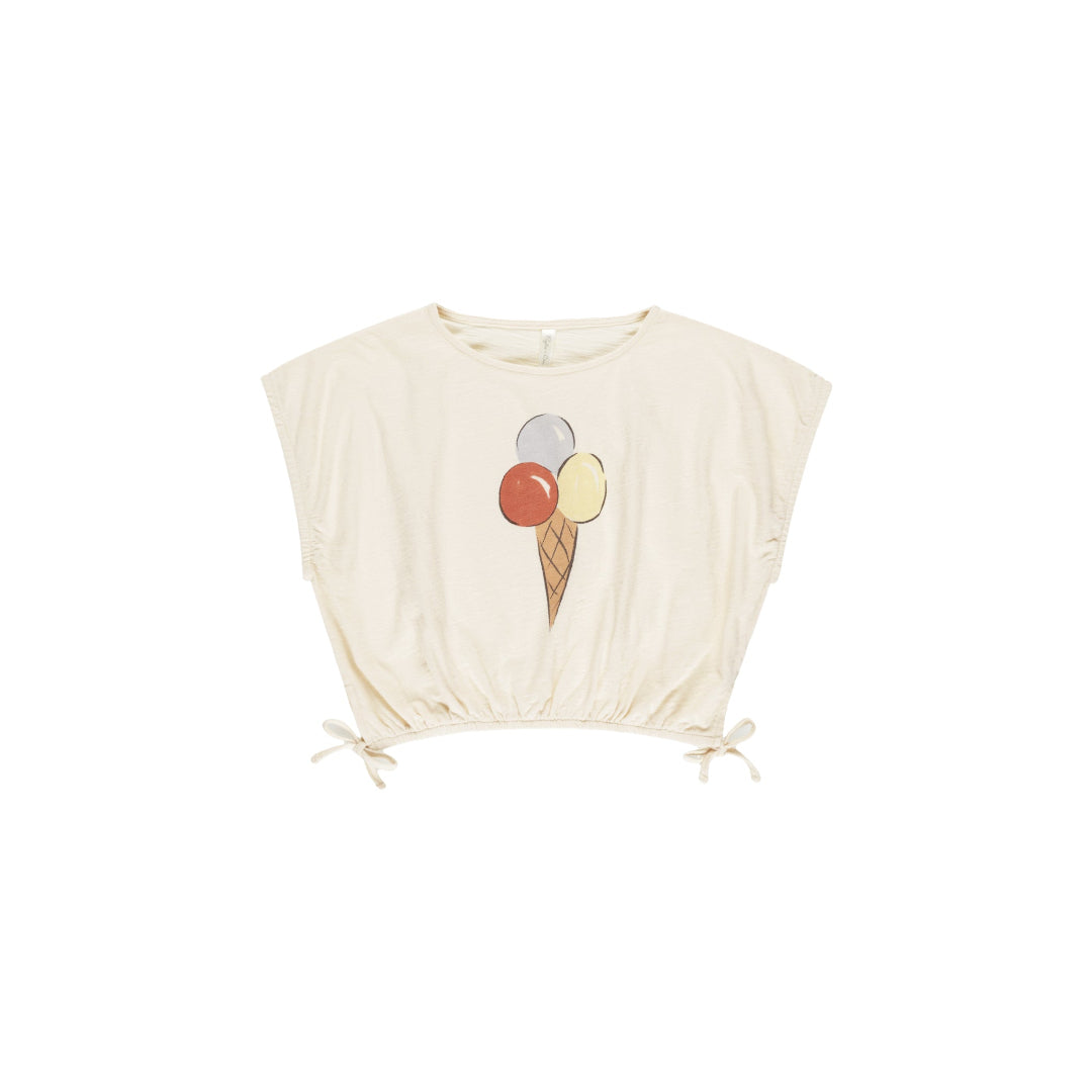 Gelato Cropped Cinched Tee