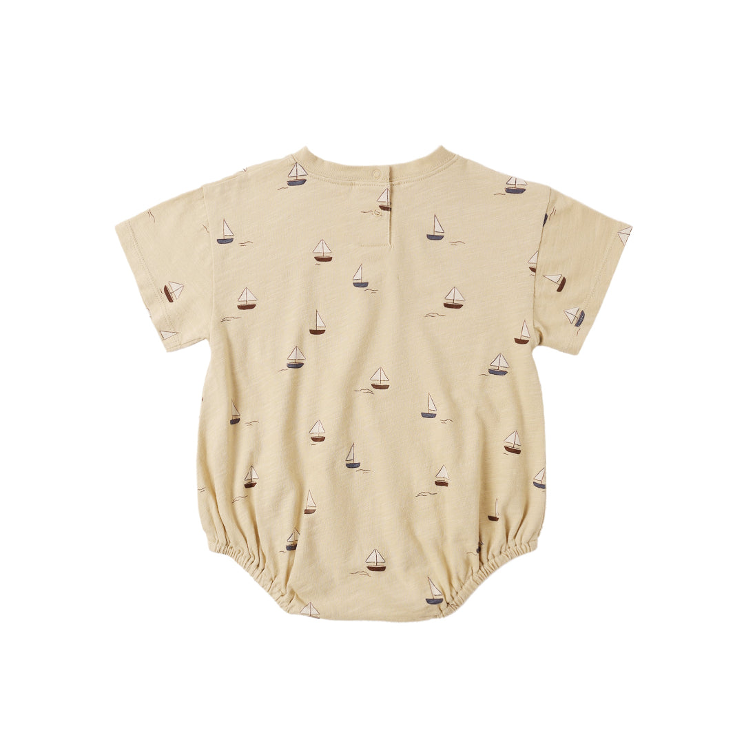 Sailboats Relaxed Bubble Romper