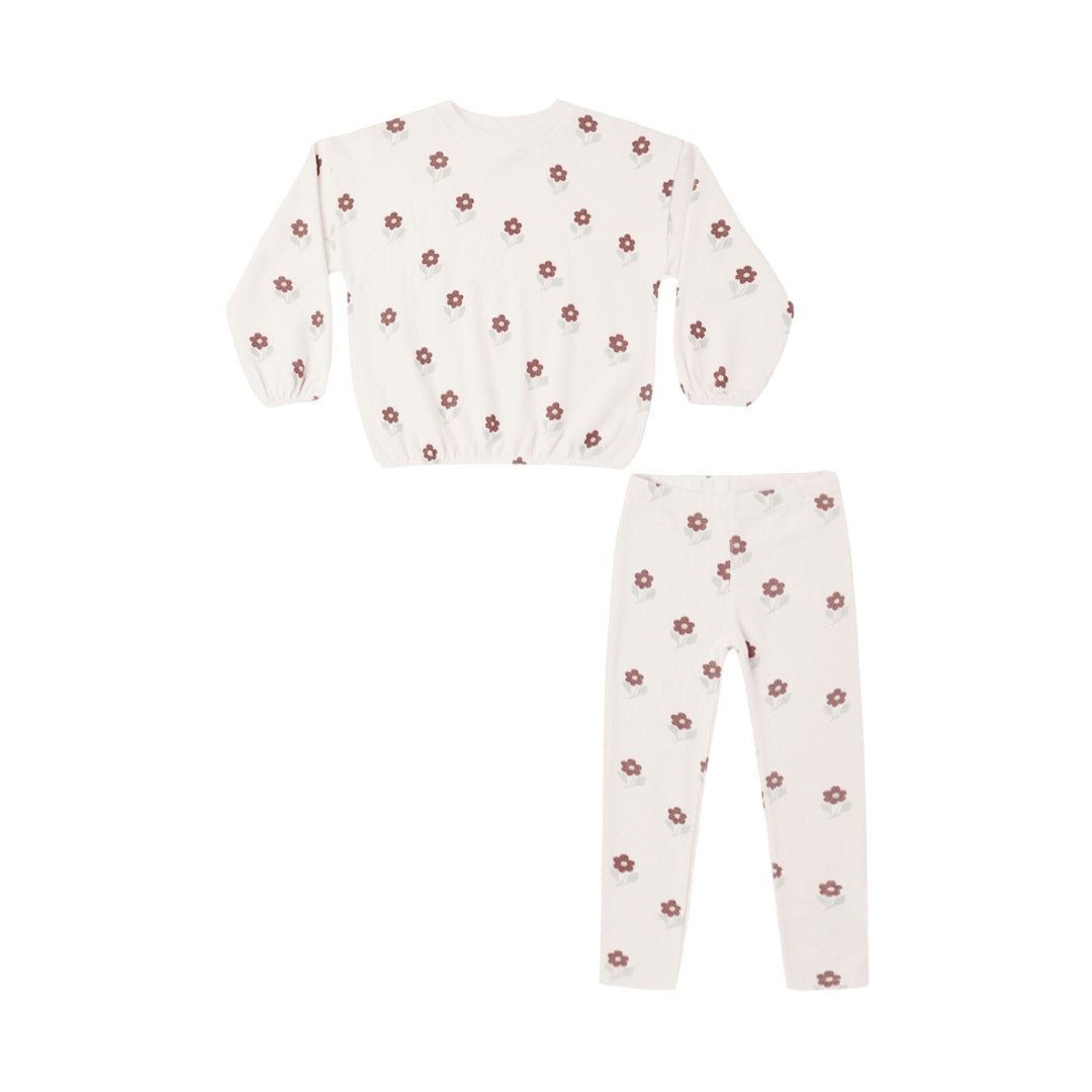 Petal Daisy Spongey Knit Set