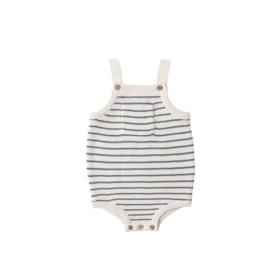 Marine Stripe Ashton Knit Romper