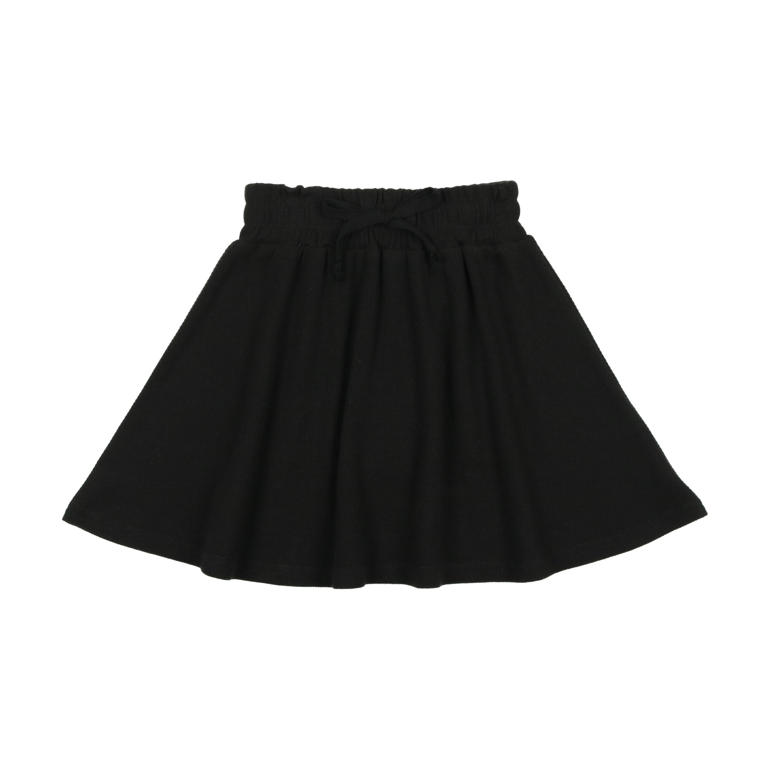 Black Ribbed Skirt