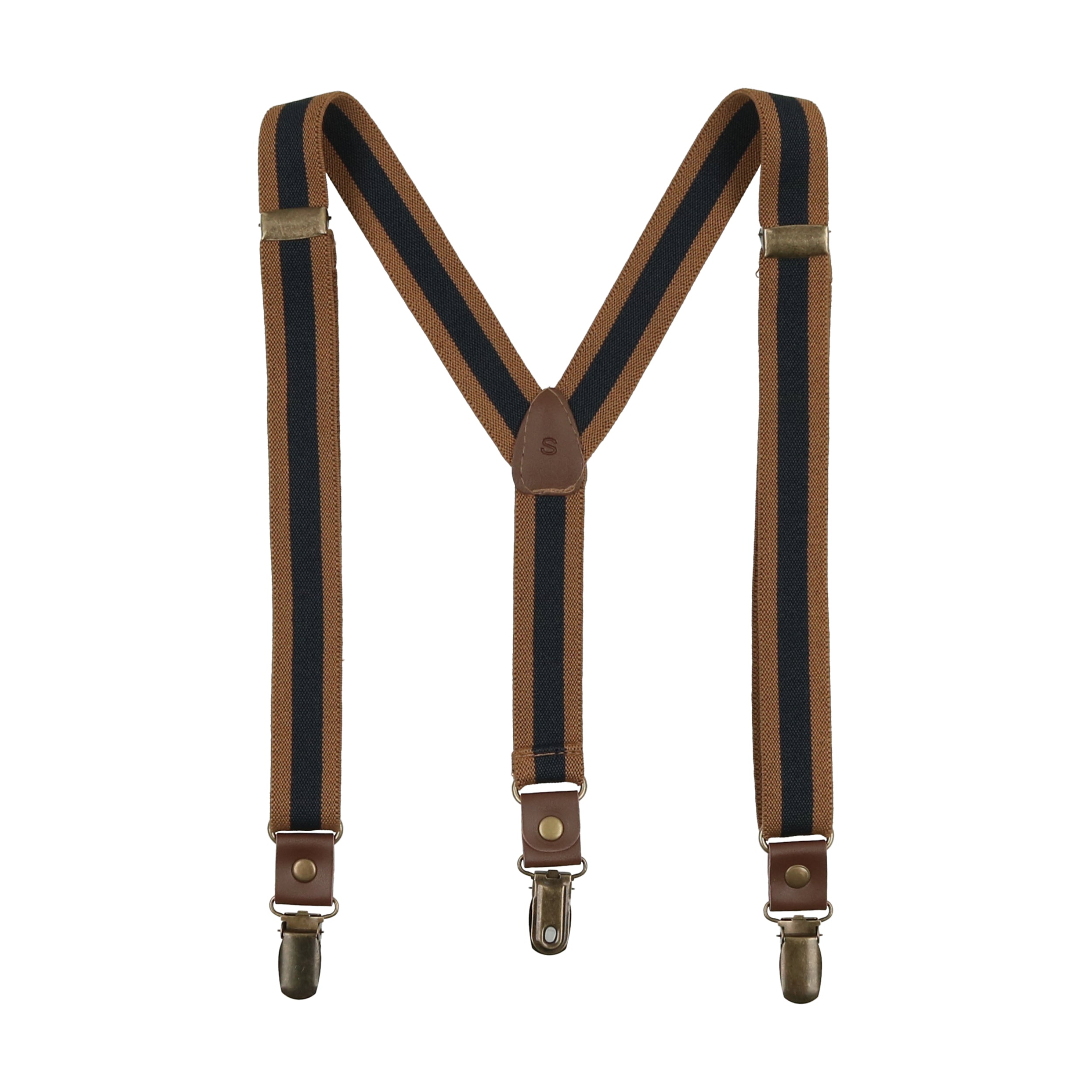 Navy/Camel Suspenders