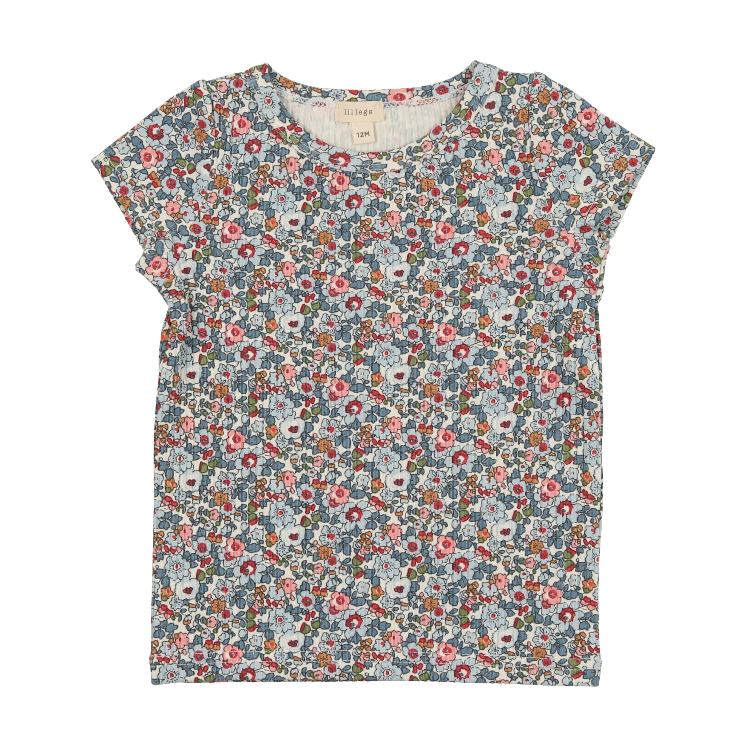 Multicolor Floral Short Sleeve T-Shirt