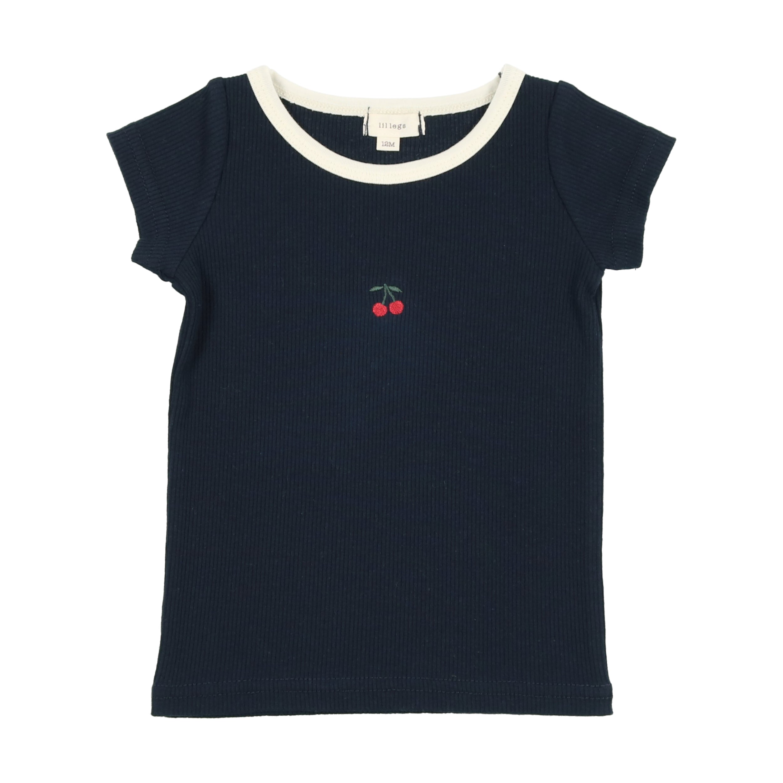 Navy/Cherry Short Sleeve T-Shirt