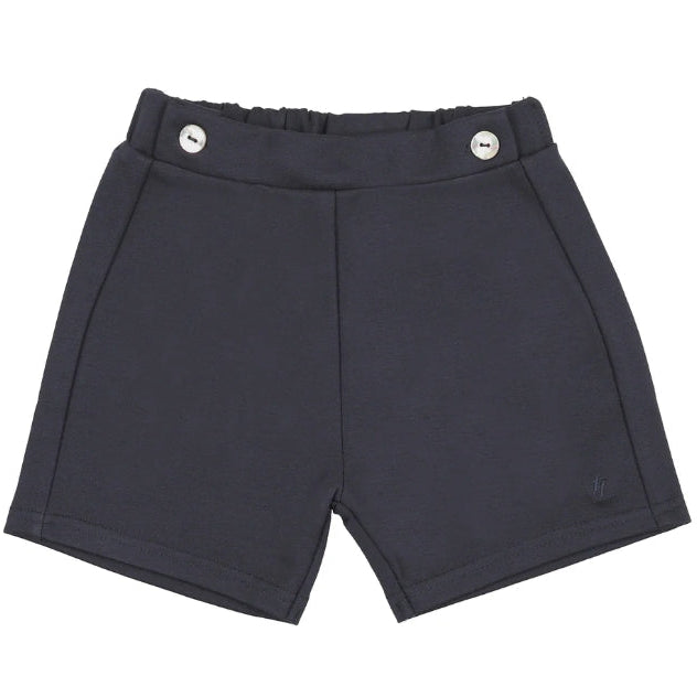 Navy Ponte Shorts