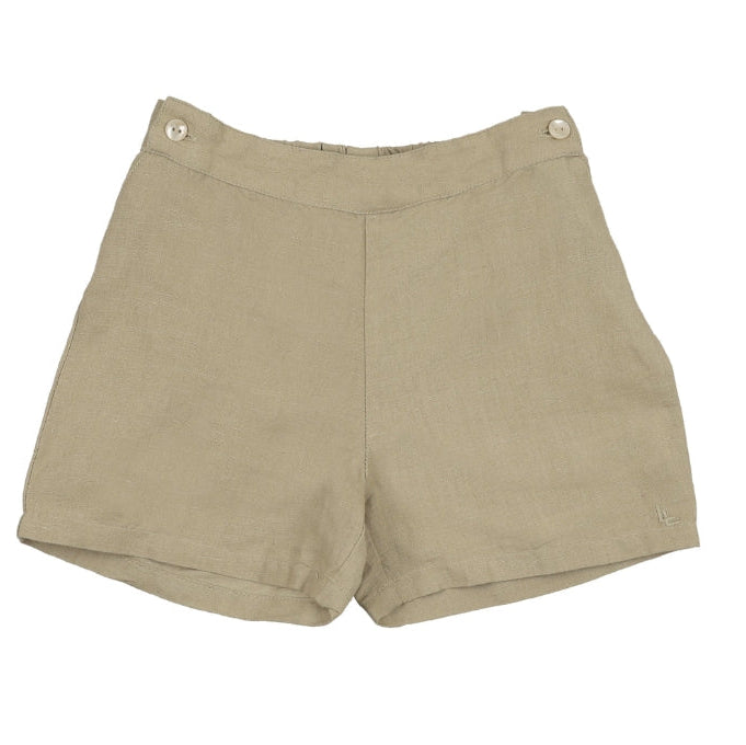 Shrub Green Solid Shorts