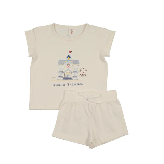 Cream House Marled Set Boys