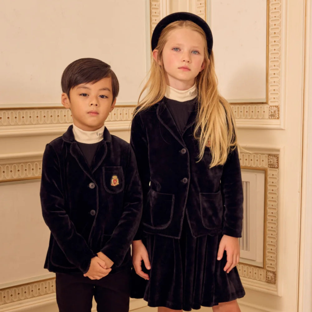 Black Velour Blazer