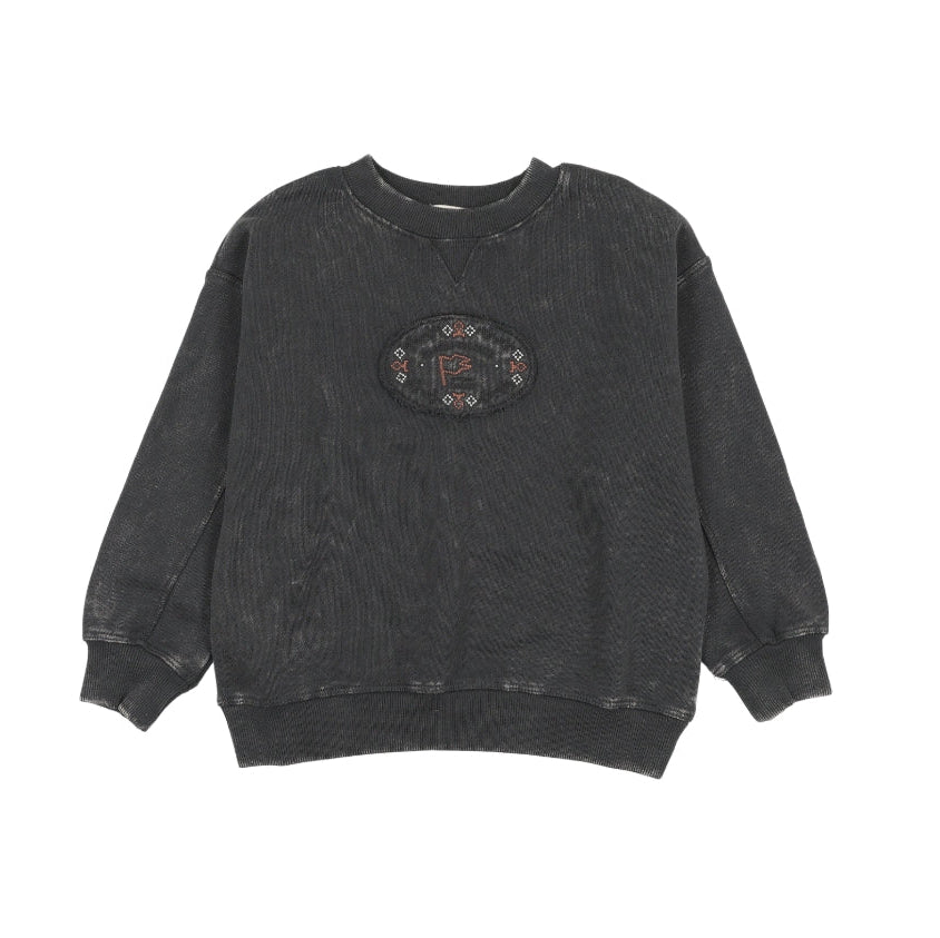 Off Black Stitch Studio Boys Sweatshirt