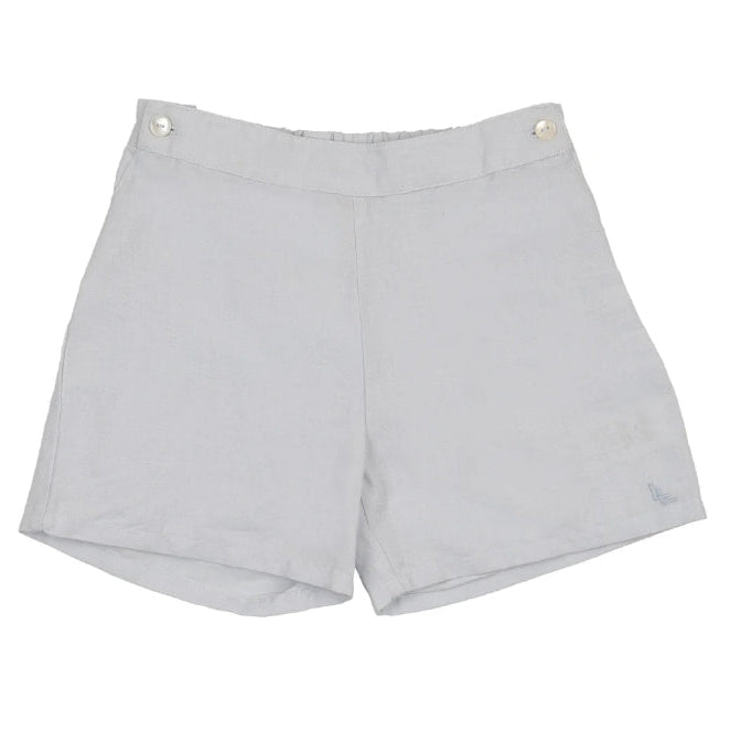 Clear Blue Solid Shorts