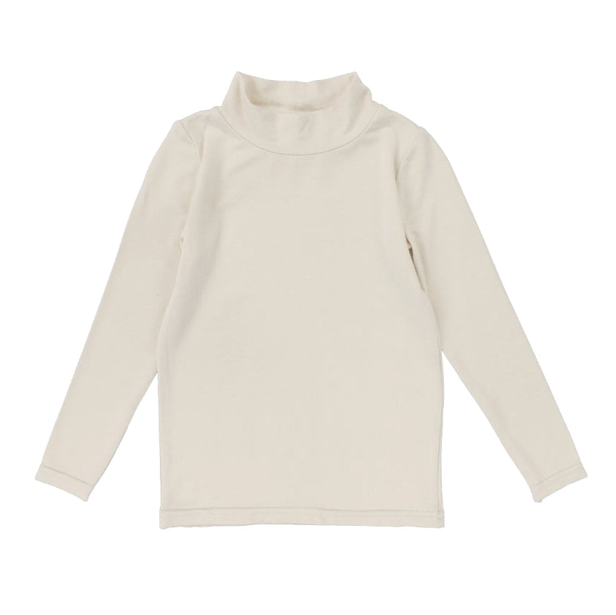 Cream Bamboo Mockneck