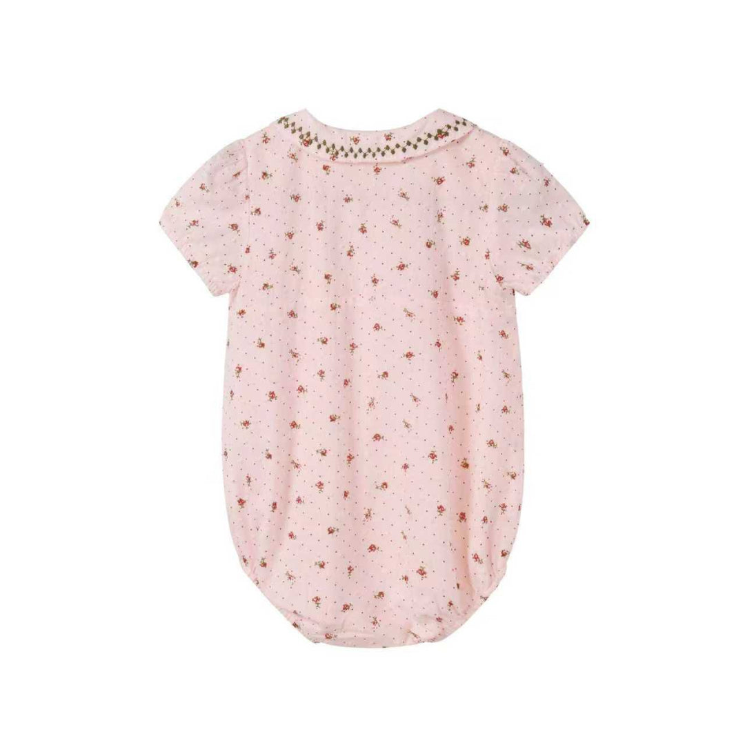 Smocked Pink Romper