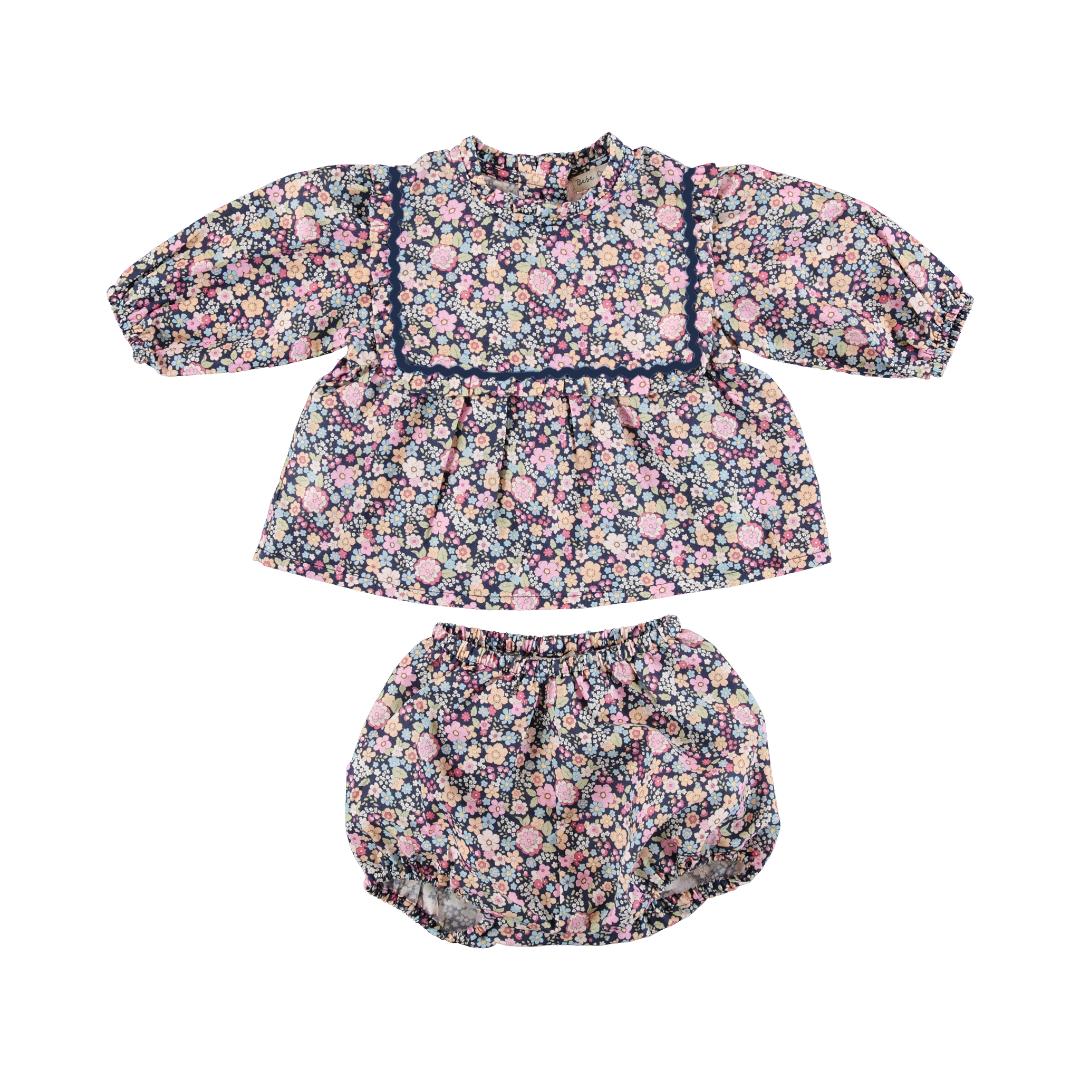 Navy Sweetness Juliet Baby Set