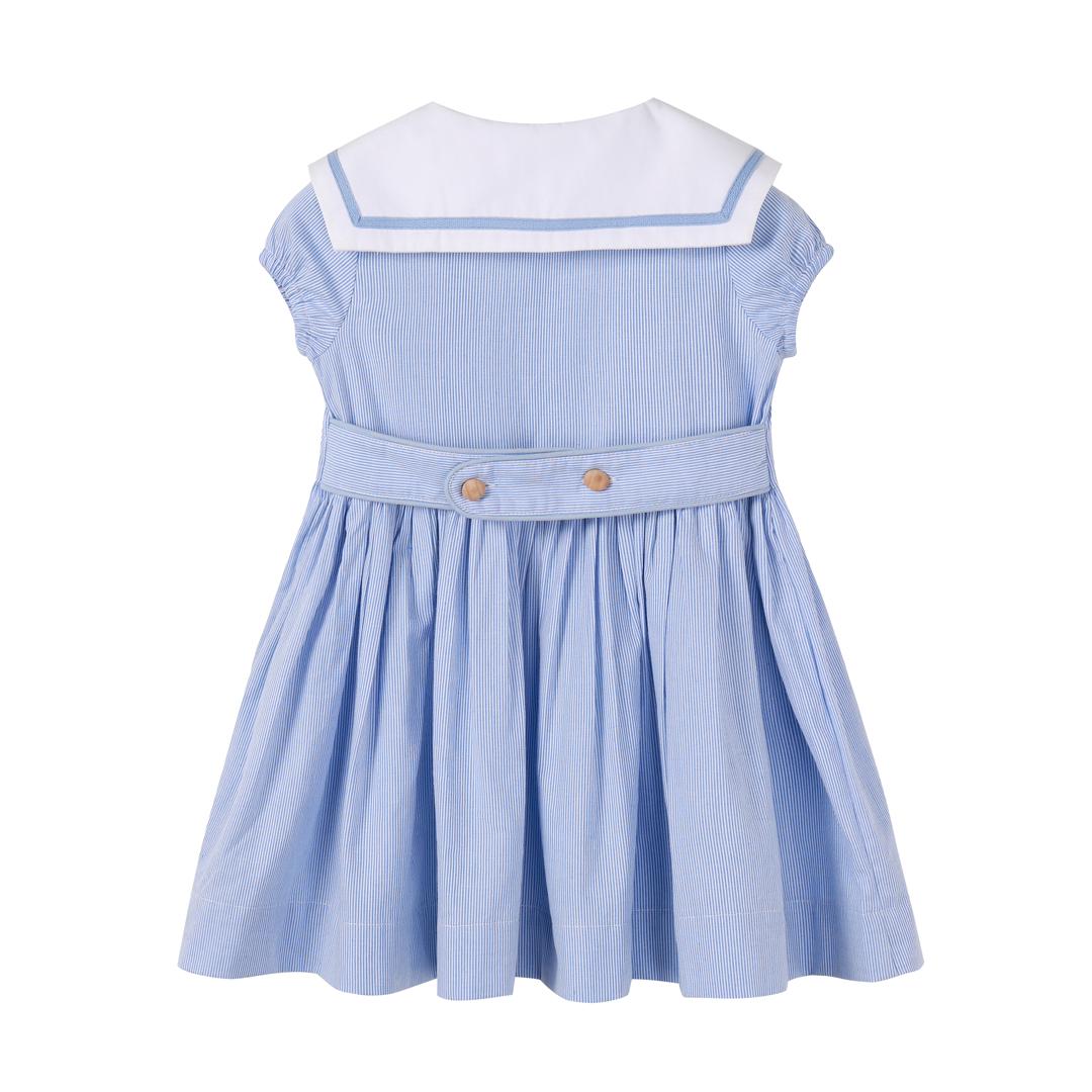 Striped Double Breasted Dress