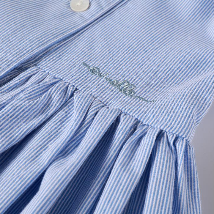 Striped Double Breasted Dress