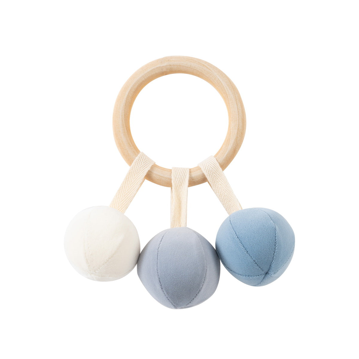 Blue Velvet Rattle Toy