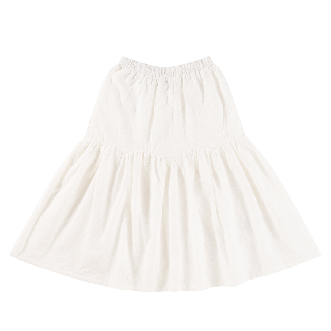 White Blanc Midi Skirt