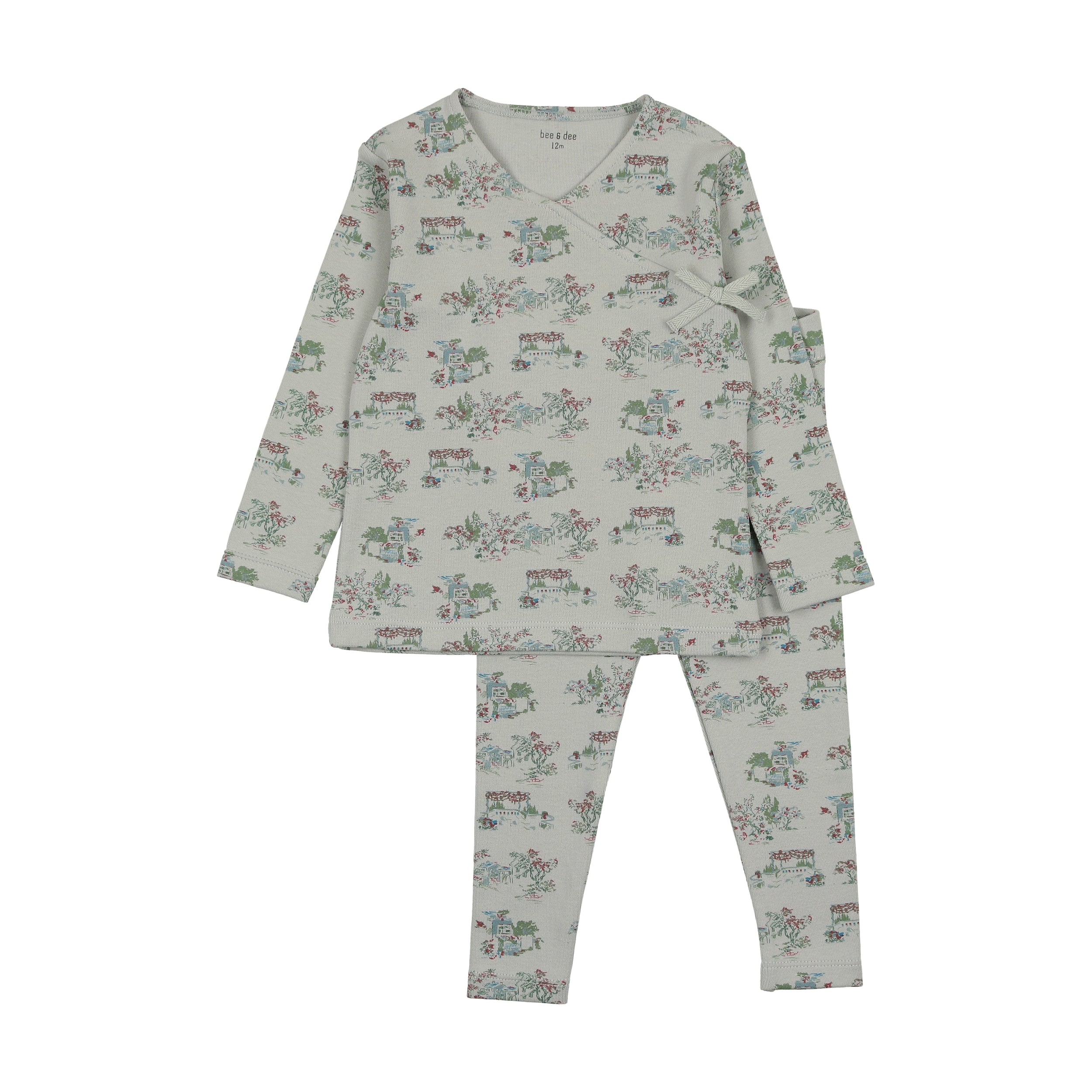 Pale Blue Toile Boys Loungewear