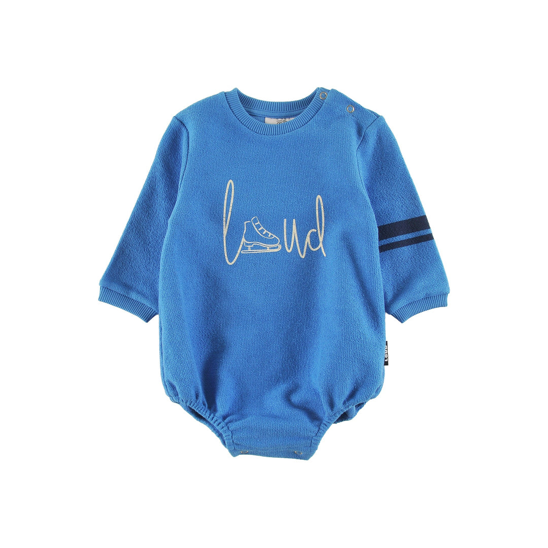 Malibu Blue Baby Romper, Relaxed Fit