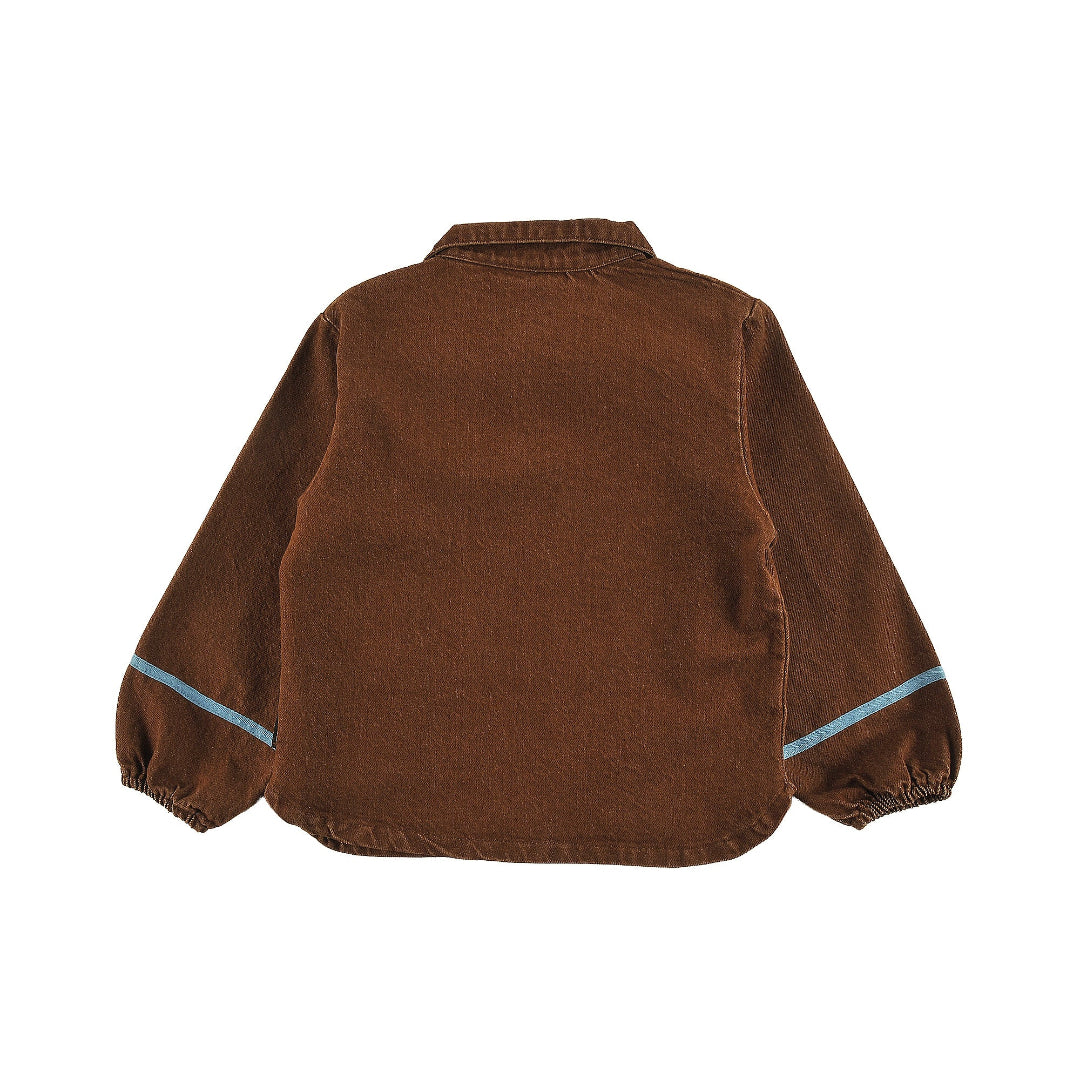 Choco Shirt, Loose Fit, Collar, Front Pocket
