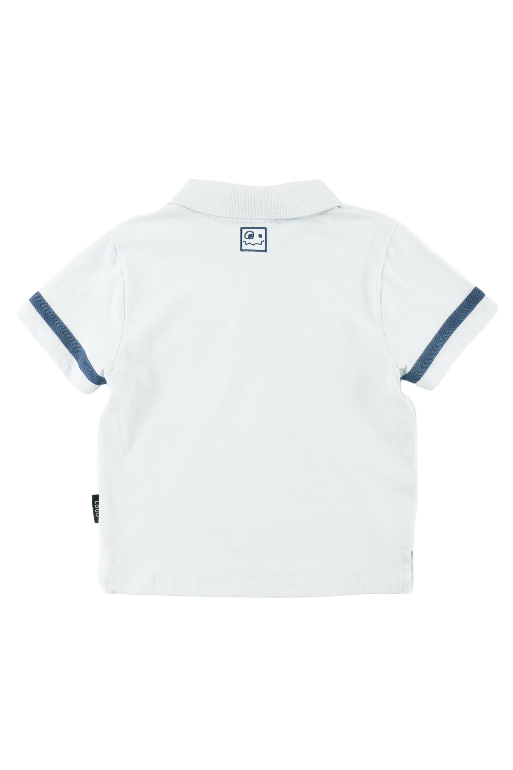 Delicate Blue Malama Polo T-Shirt