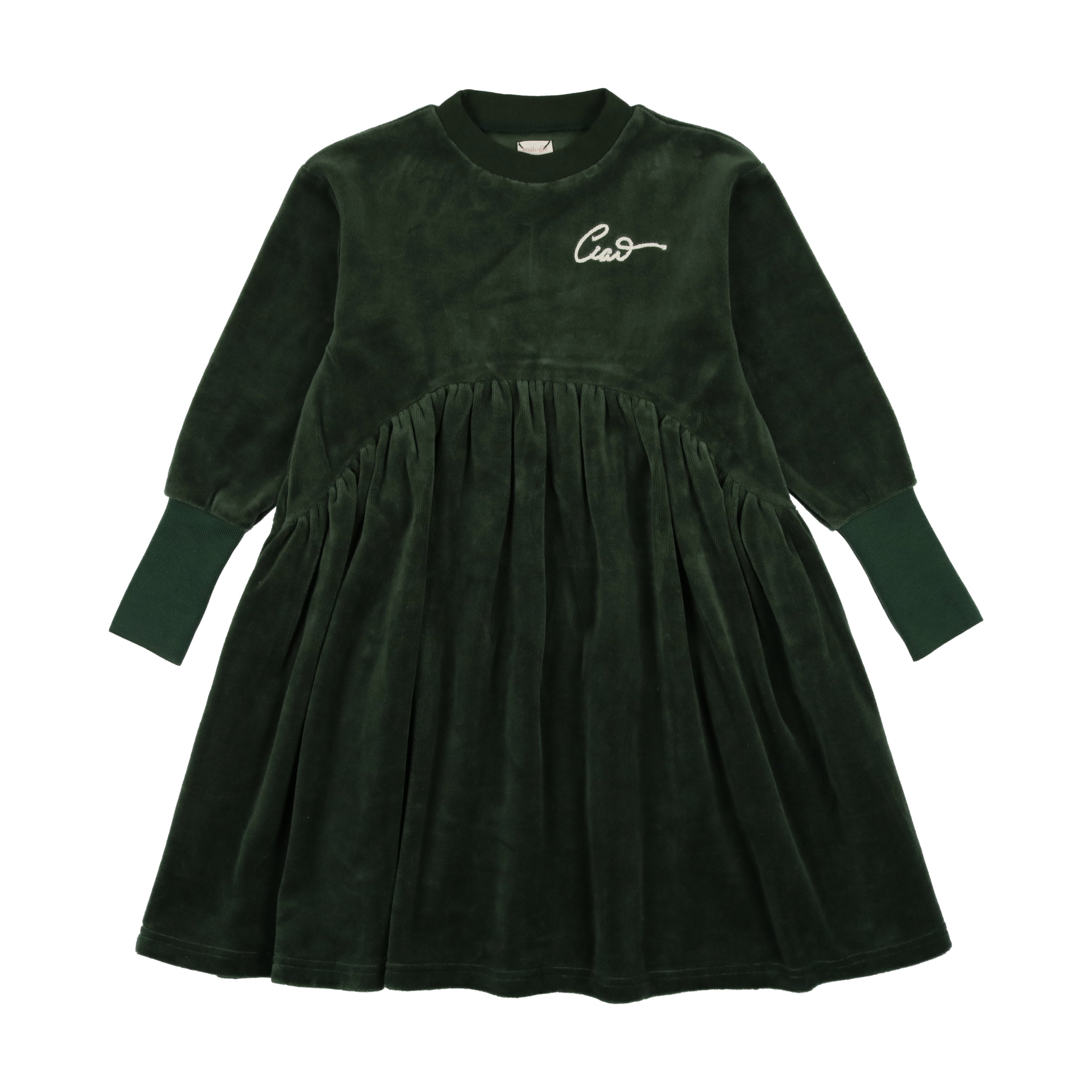 Green Velour Dress