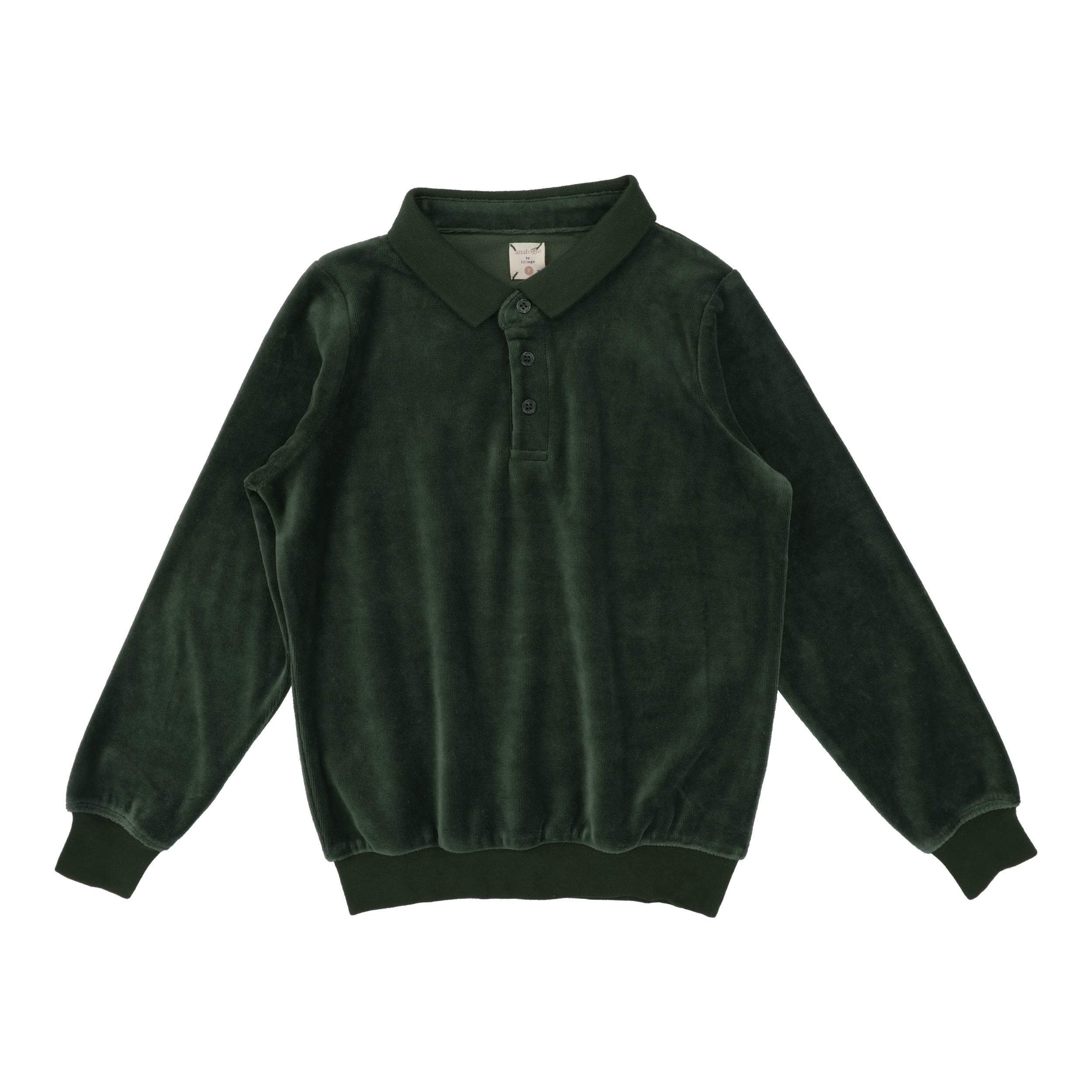 Green Velour Polo