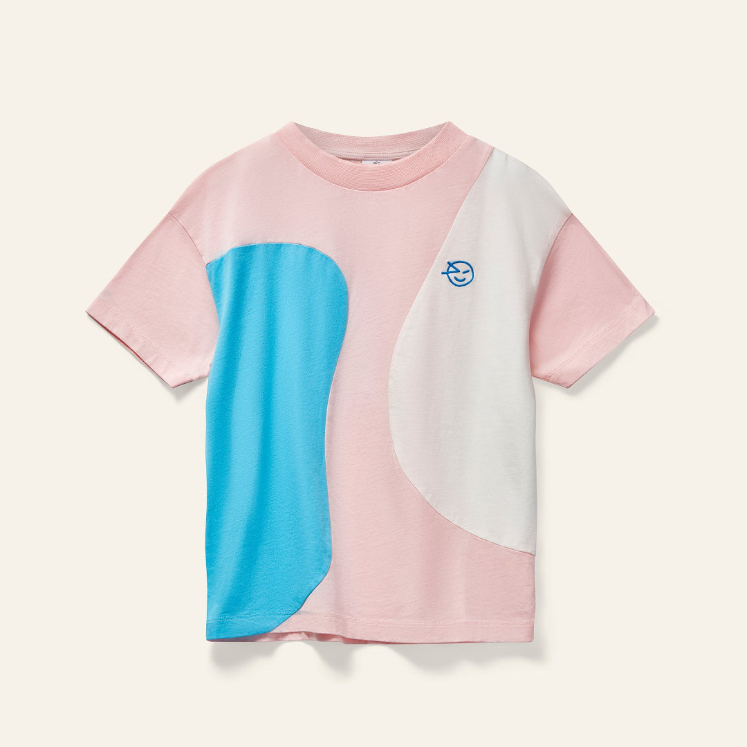 Pink/ Blue/ Ecru Keel T-Shirt