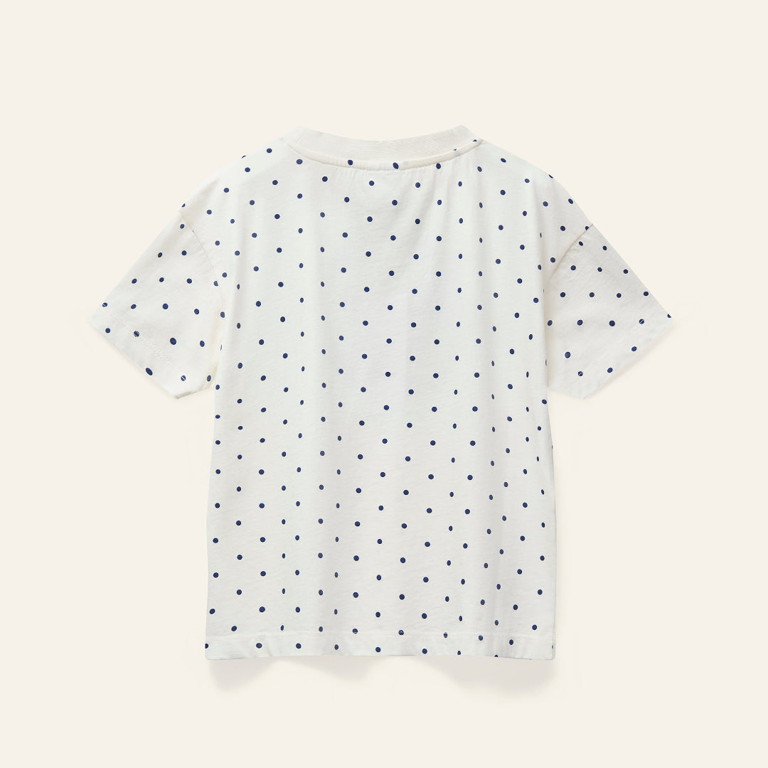 Fresh Green Ecru Wynken Polka Tee