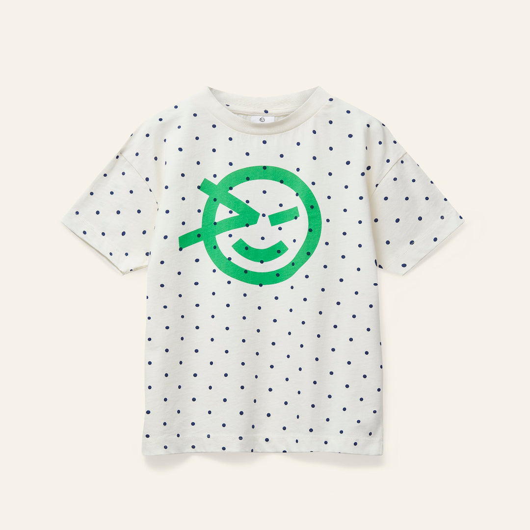 Fresh Green Ecru Wynken Polka Tee