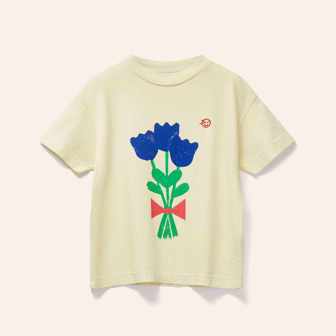 Pale Lemon Tulip Kite Tee