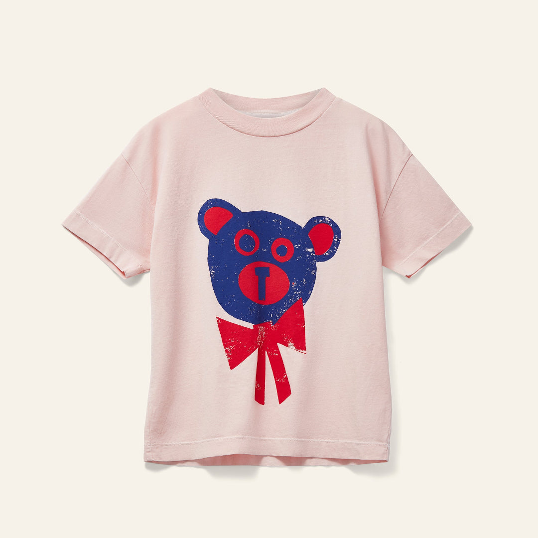 Pale Pink Bear Kite Tee