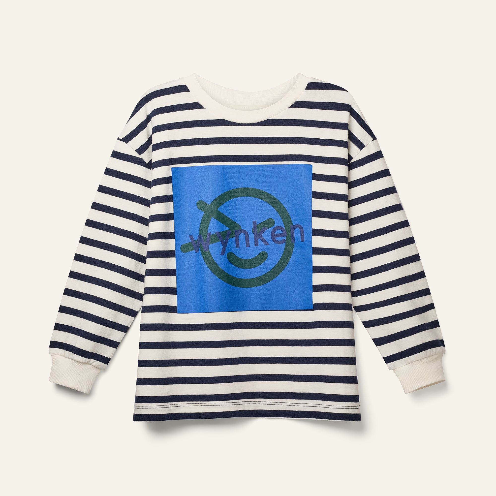 True Blue/ Forest Green Wynken Stripe Tee