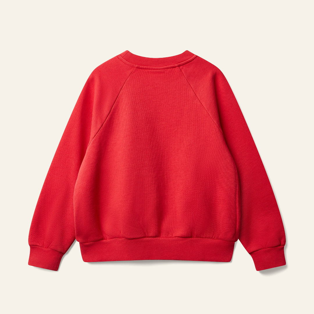 Ladybird Red Raglan Wynk Sweatshirt
