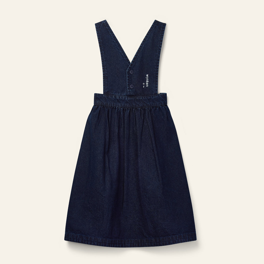 Rinse Wash Annka Long Denim Pinafore