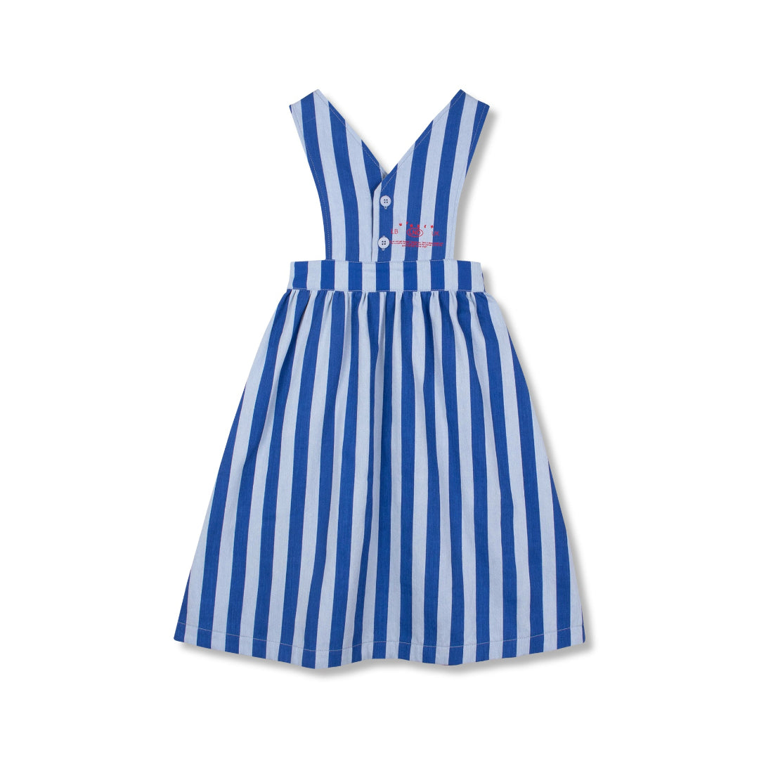 Artists Blue Stripe Annka Long Pinafore